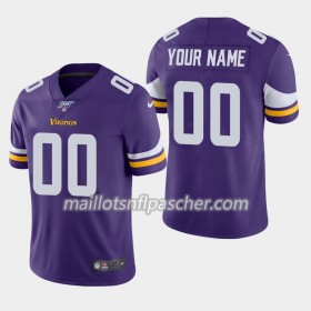 Maillot Minnesota Vikings Custom Nike Violet I 100th - Homme